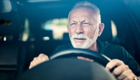 Impaired Man Driving on the road